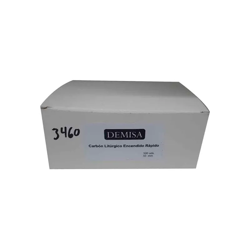 [3460] Pastillas de carbón para incienso 3,3 cms 100 unidades