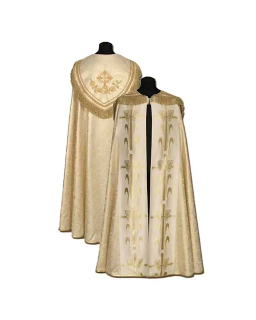 [1185] Capa pluvial sacerdotal dorada