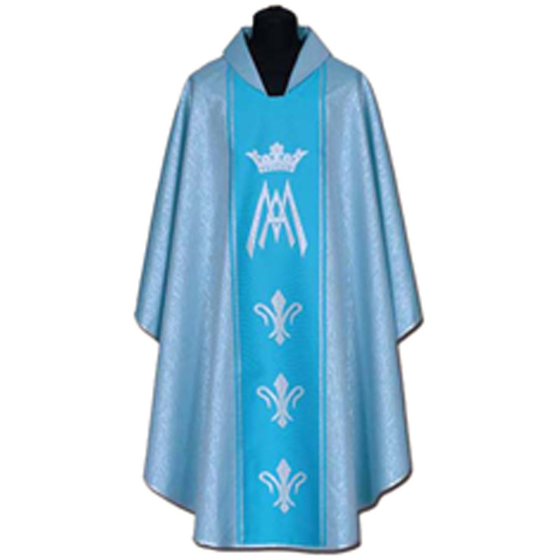 Casulla azul corona