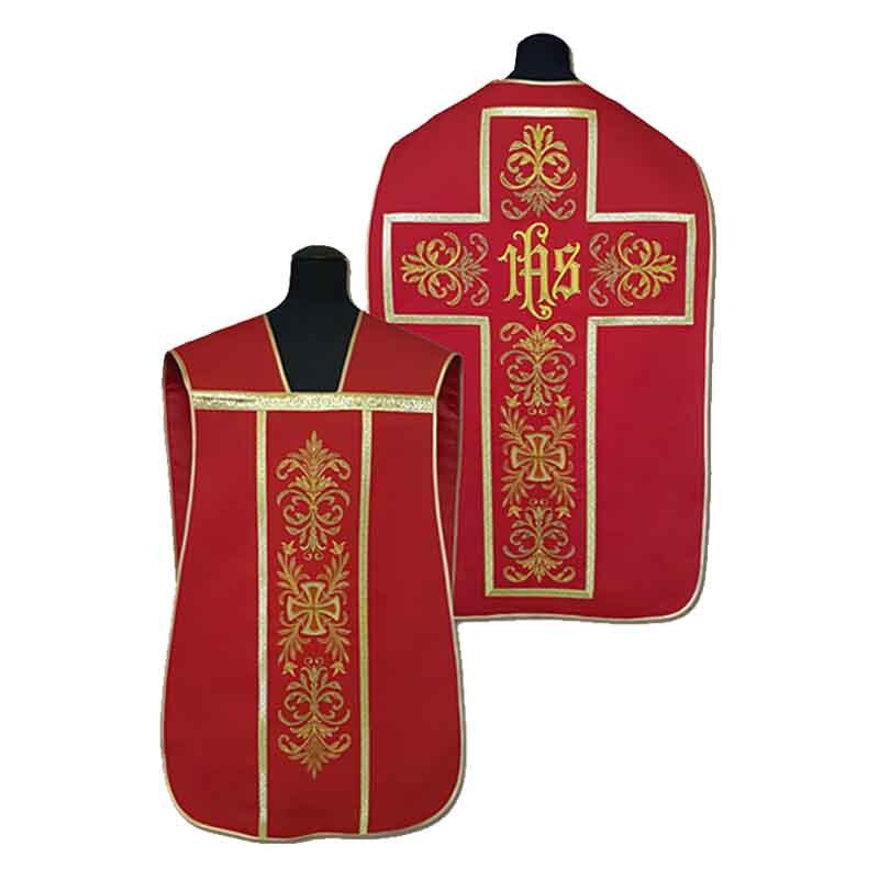 Casulla de guitarra roja cruz JHS