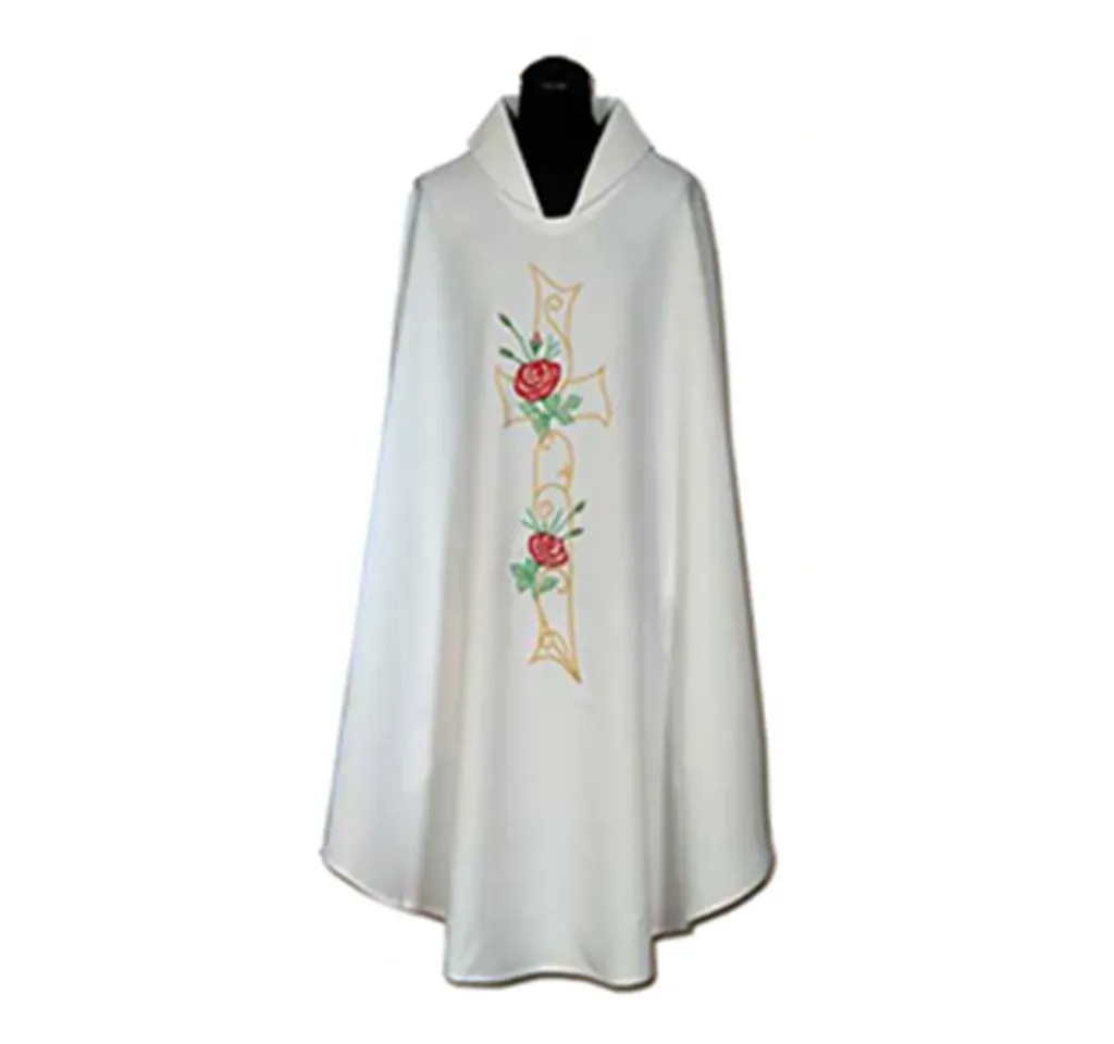 [1213] Casulla de sacerdote bordada
