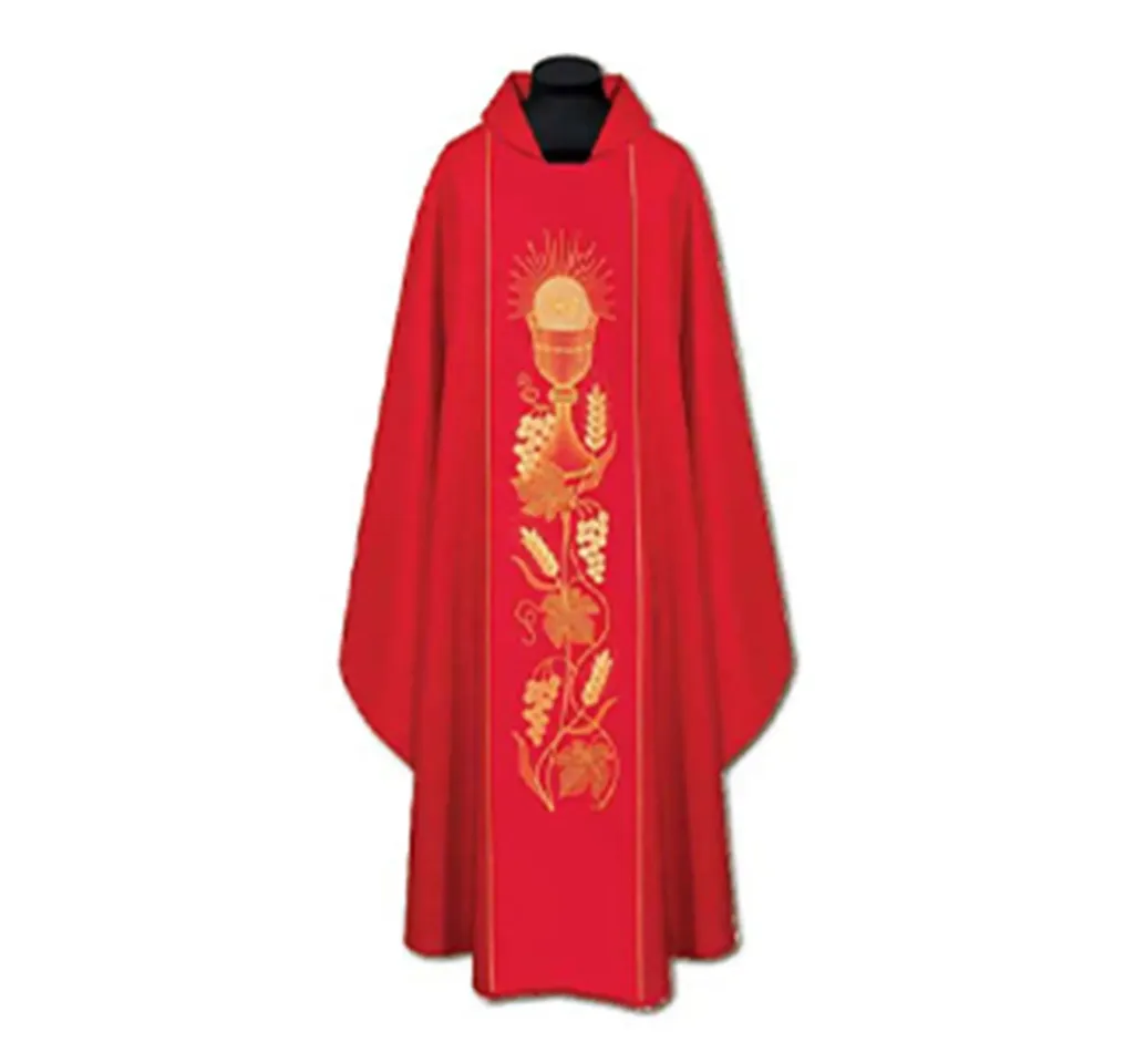 Casulla de sacerdote bordada