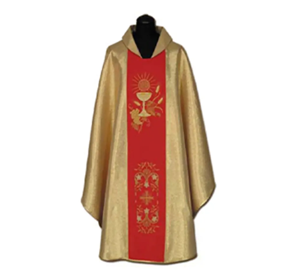 Casulla de sacerdote bordada