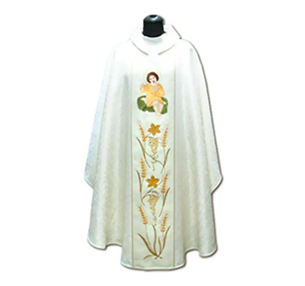Casulla de sacerdote bordada