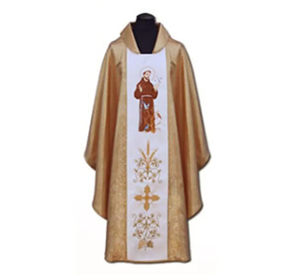 Casulla de sacerdote bordada