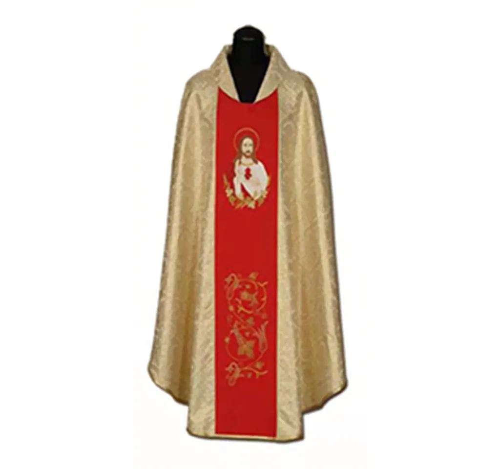 Casulla de sacerdote bordada