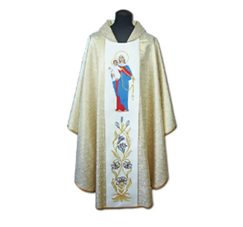 Casulla de sacerdote bordada