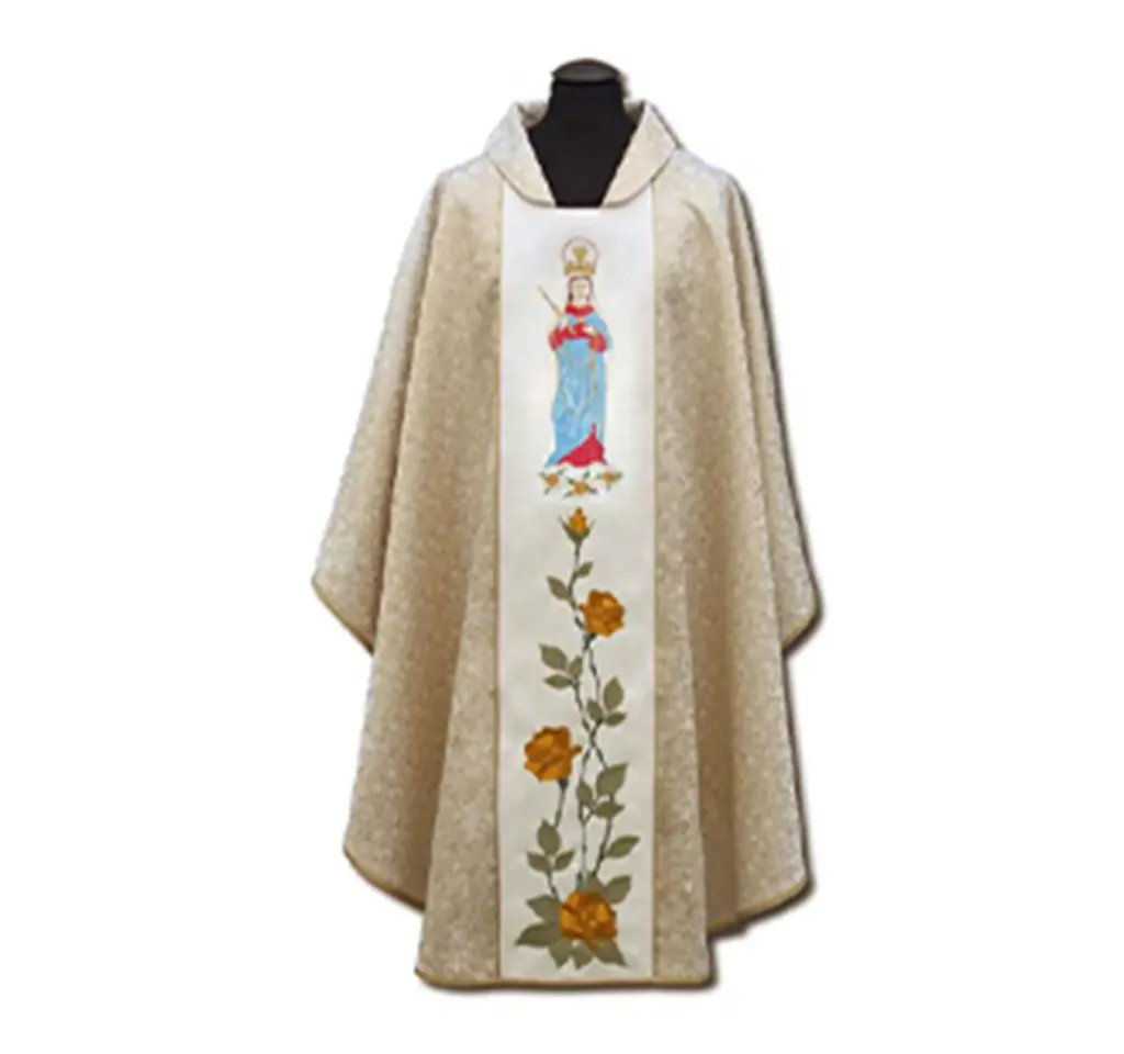 Casulla de sacerdote bordada