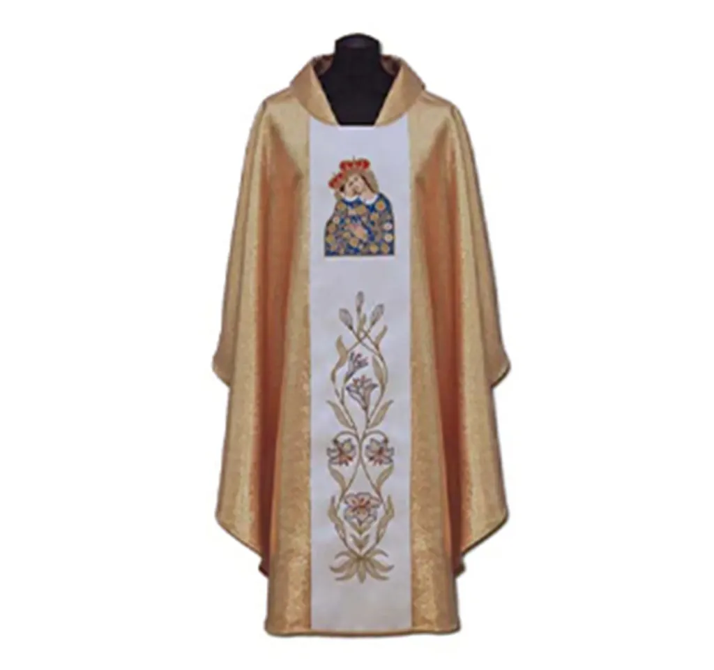 [1283] Casulla de sacerdote bordada