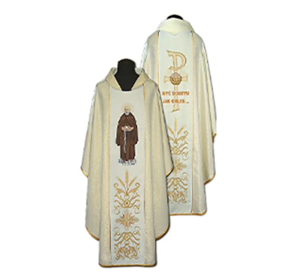 [1309] Casulla de sacerdote bordada