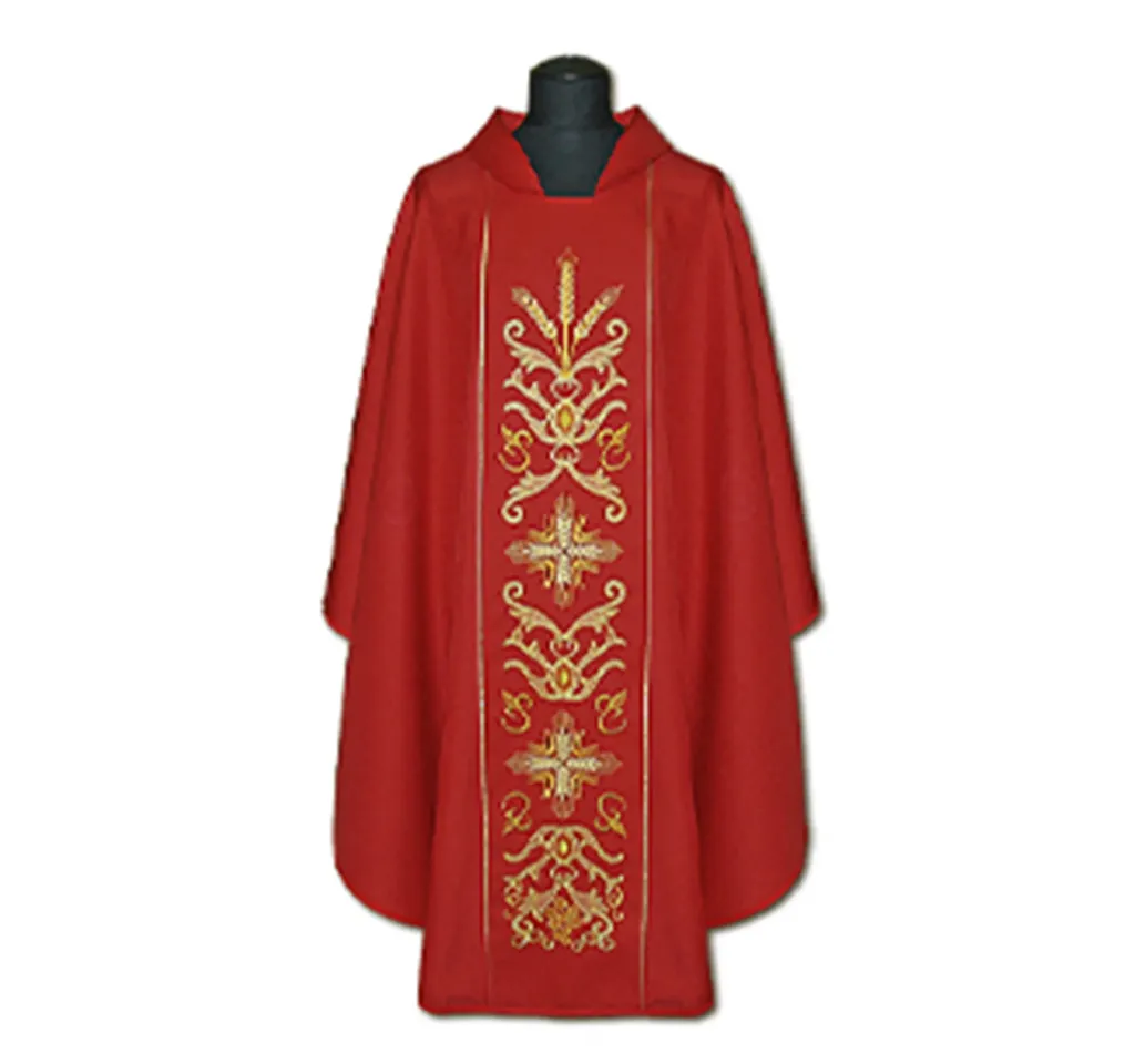 Casulla de sacerdote bordada