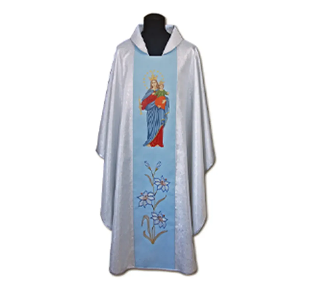 Casulla de sacerdote bordada
