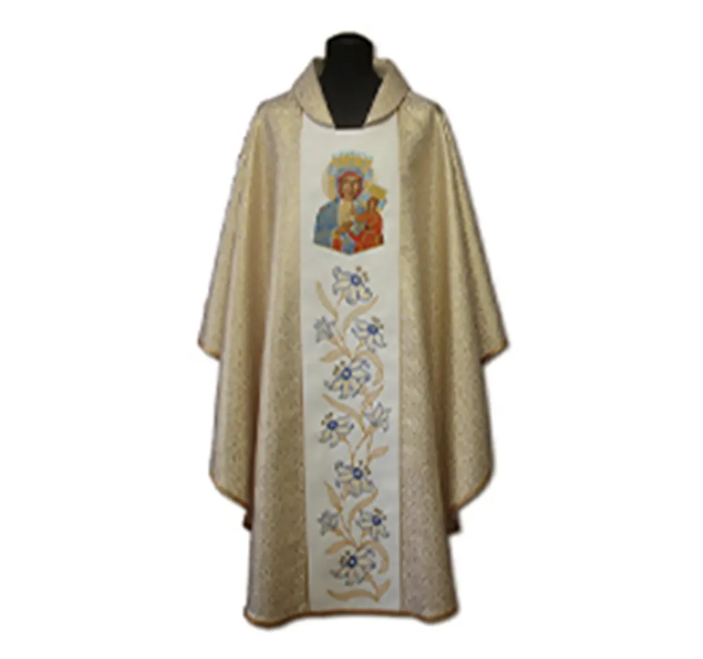 Casulla de sacerdote bordada