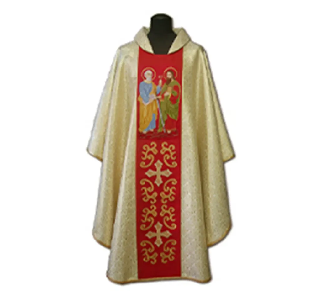 Casulla de sacerdote bordada