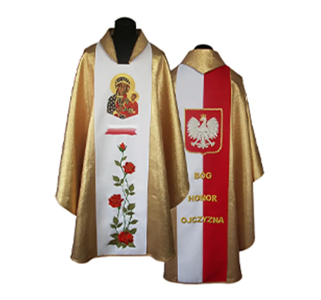 Casulla de sacerdote bordada