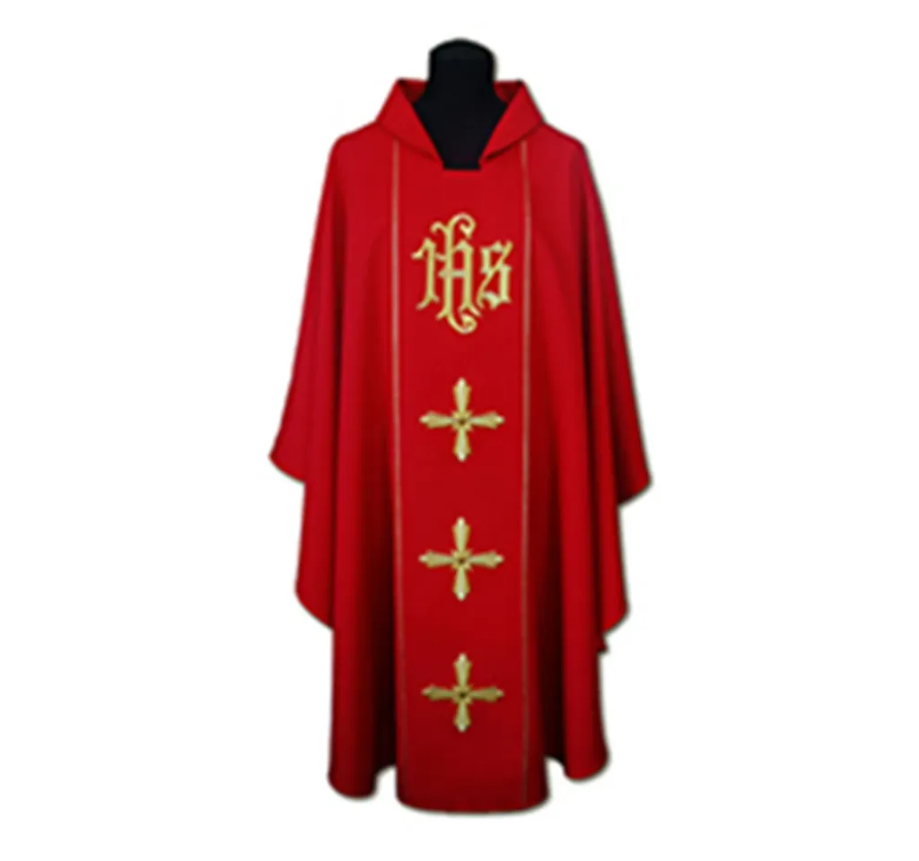 Casulla de sacerdote bordada