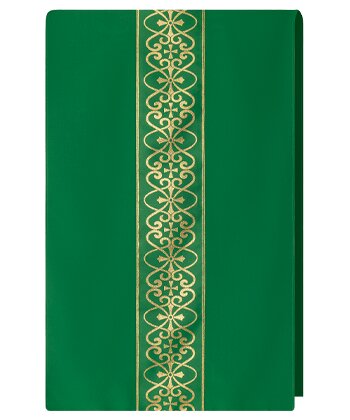 Cubre cáliz verde cruces