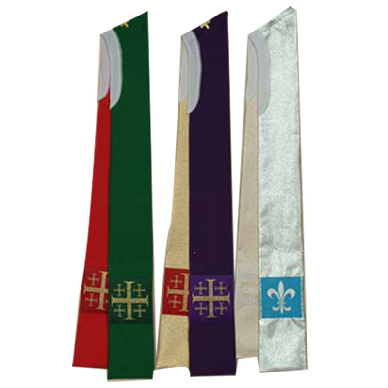 [1542] Estola de sacerdote verde y roja