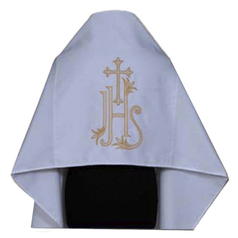 [1758] Paño de hombros blanco JHS