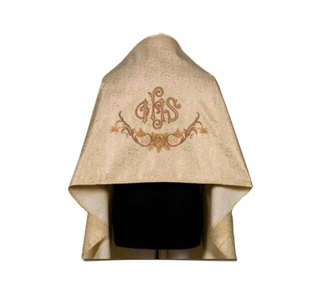 [1748] Paño de hombros JHS flores