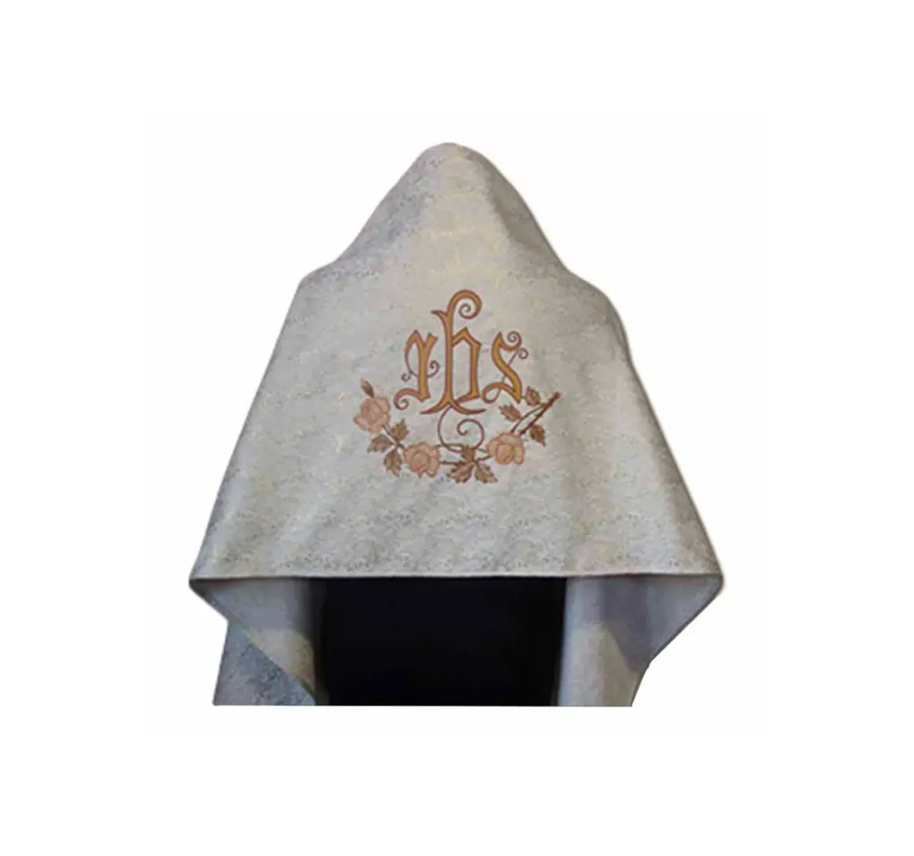 [1761] Paño de hombros JHS rosas