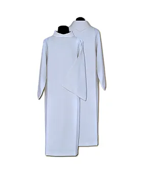 [3850] Alba sacerdote capucha recta (164)