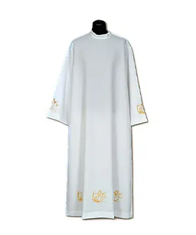 [3910] Alba sacerdote bordada ihs (164)