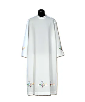 [3916] Alba sacerdote bordada uva cruz (164)