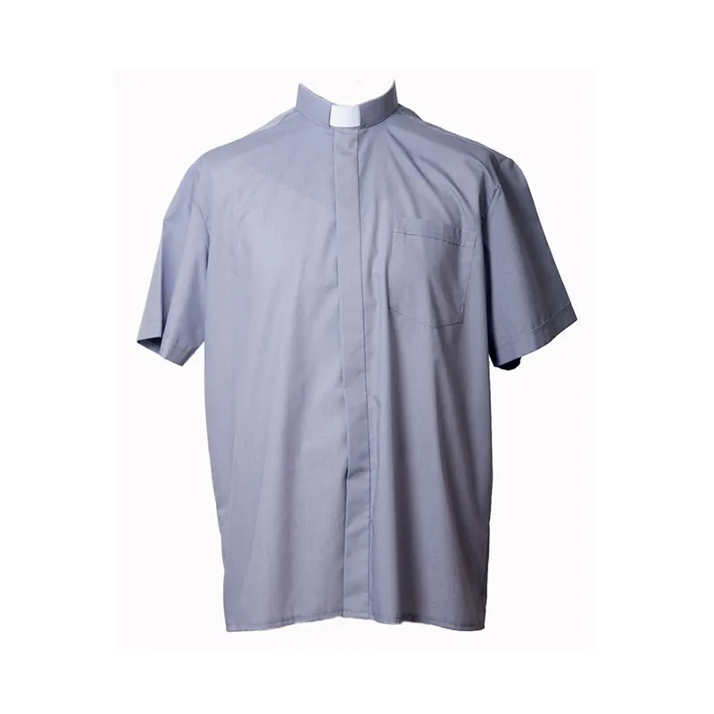 Helle graue Kurzarmshirt 100% Baumwolle (S (37-38))