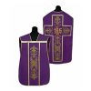 Casulla de guitarra morada cruz JHS