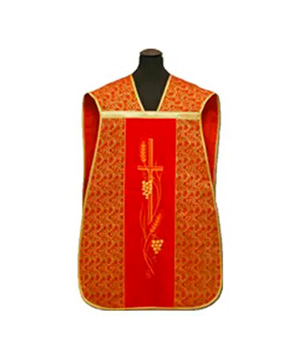 Casulla de guitarra roja espigas