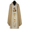 Casulla blanca dorada San José