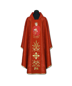Casulla de sacerdote bordada