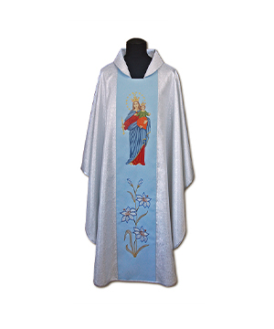 Casulla de sacerdote bordada