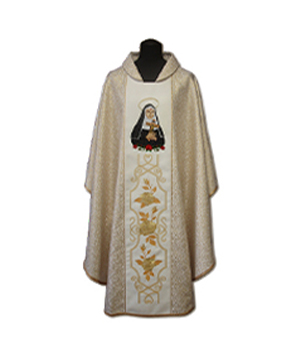 Casulla de sacerdote bordada