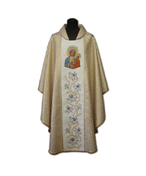 Casulla de sacerdote bordada