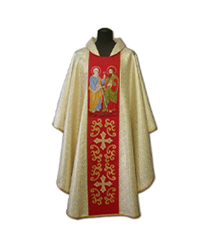 Casulla de sacerdote bordada