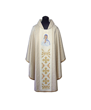 Casulla de sacerdote bordada