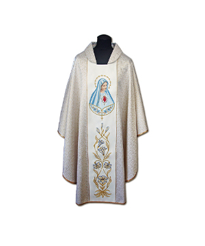 Casulla de sacerdote bordada