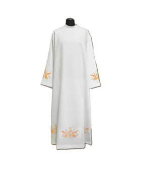 Alba sacerdote blanca espigas