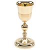 Cáliz Malta dorado satinado