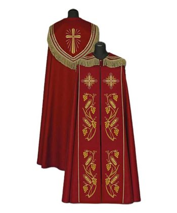 Capa pluvial roja Cruz