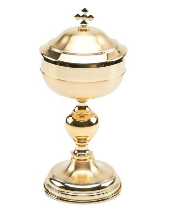 Copón Malta dorado satinado