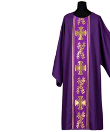 Dalmática morada cruz