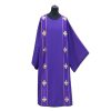 Dalmática morada doble cruces