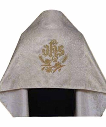 Paño de hombros dorado flores y espigas