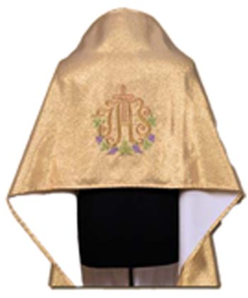 Paño de hombros dorado JHS