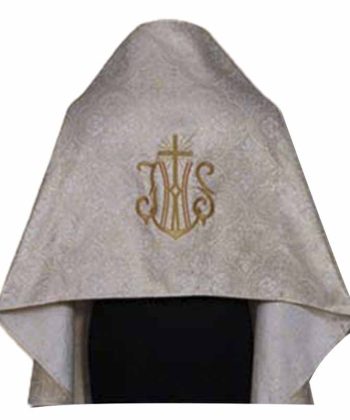 Paño de hombros dorado JHS cruz
