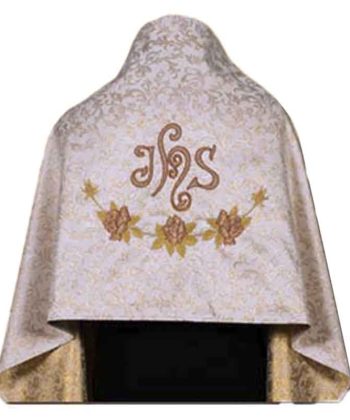 Paño de hombros dorado JHS floral