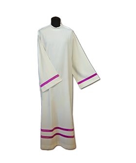 Alba sacerdote vainica morada